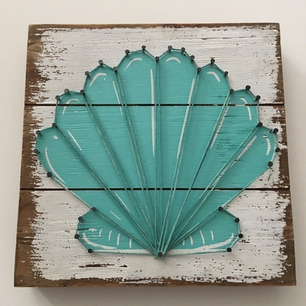 Wall Art Home Sea ​​Shell - 9"x9"